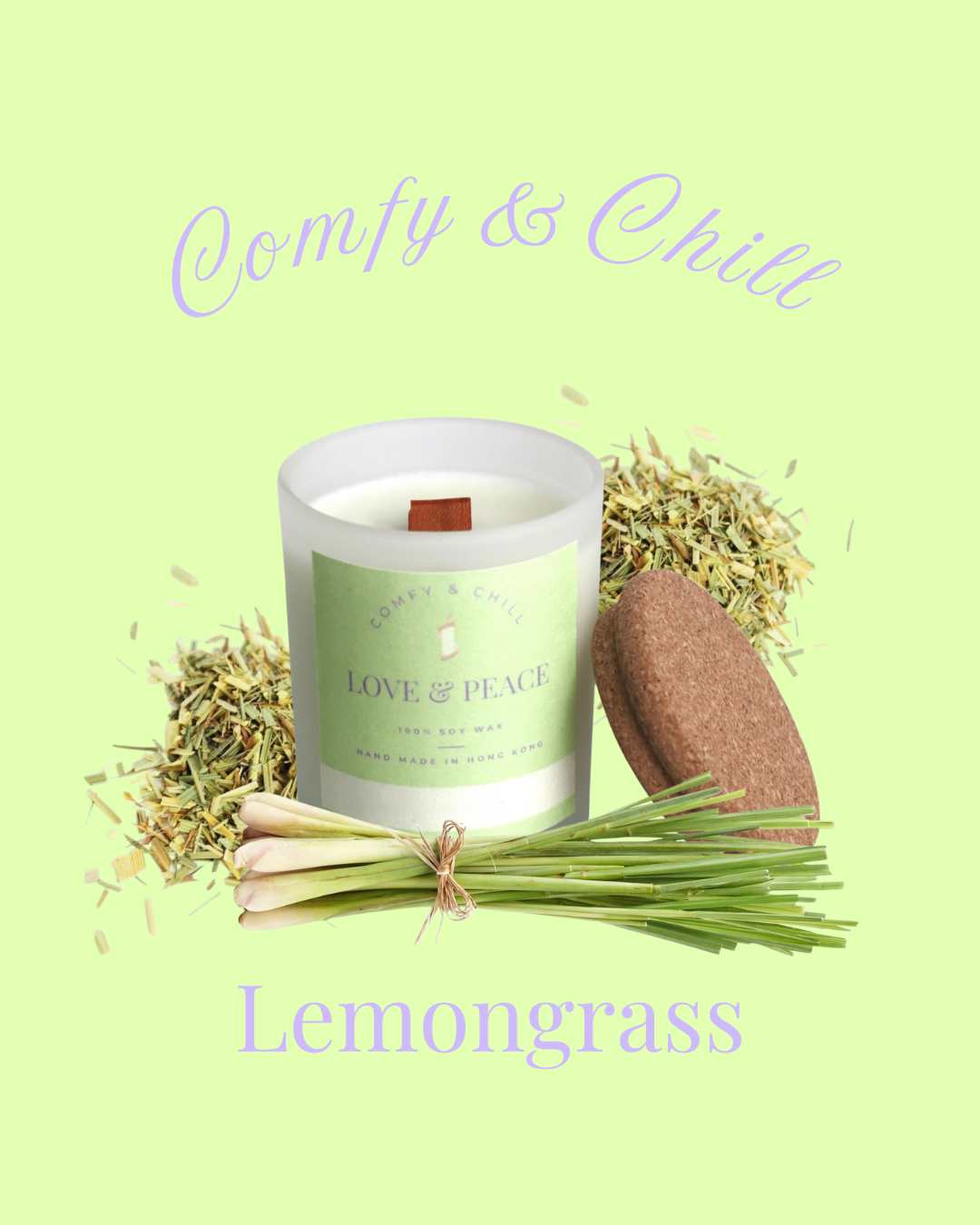 Lemongrass (Heart Chakra) Candle