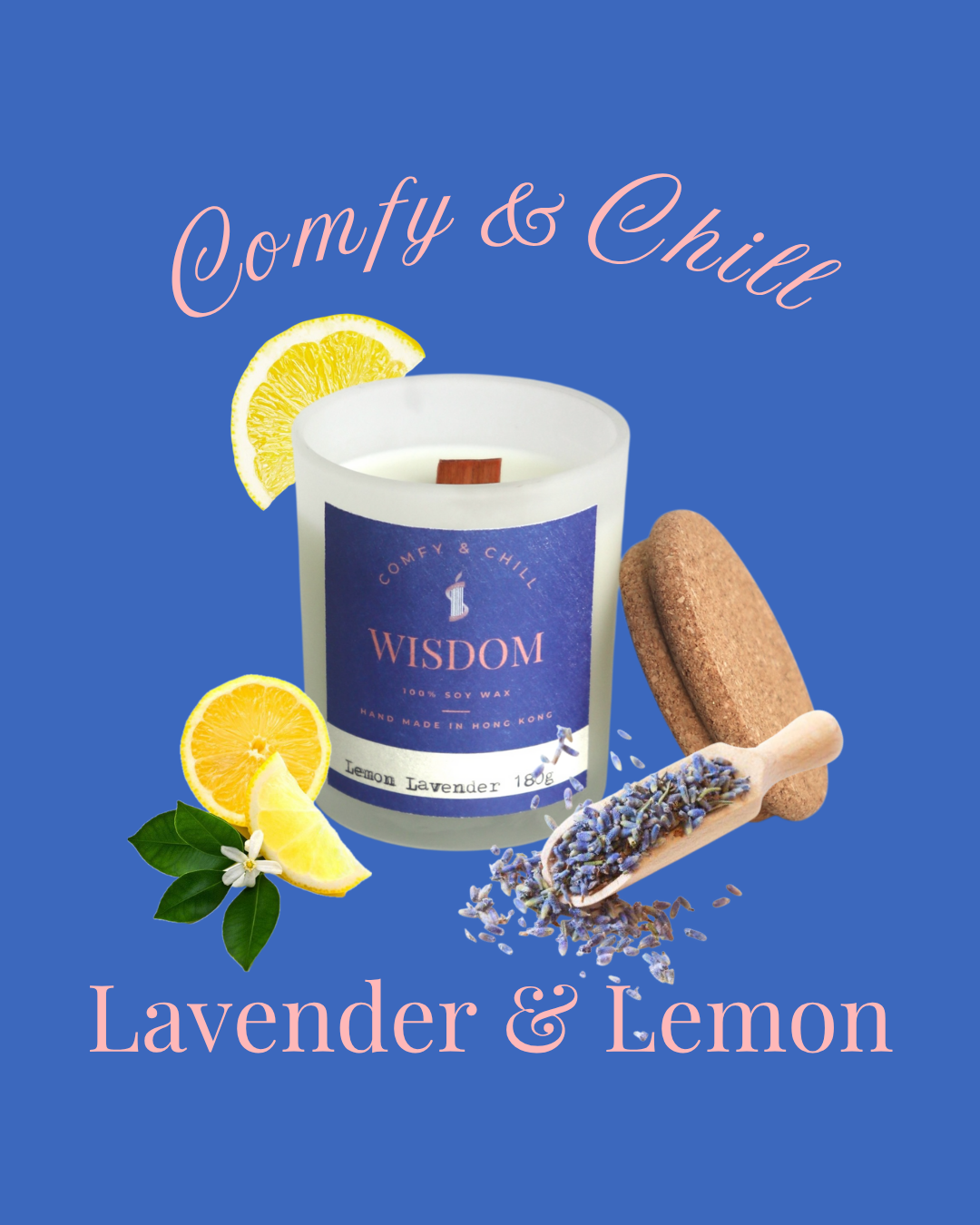 Lavender Lemon (Third Eye Chakra) Candle