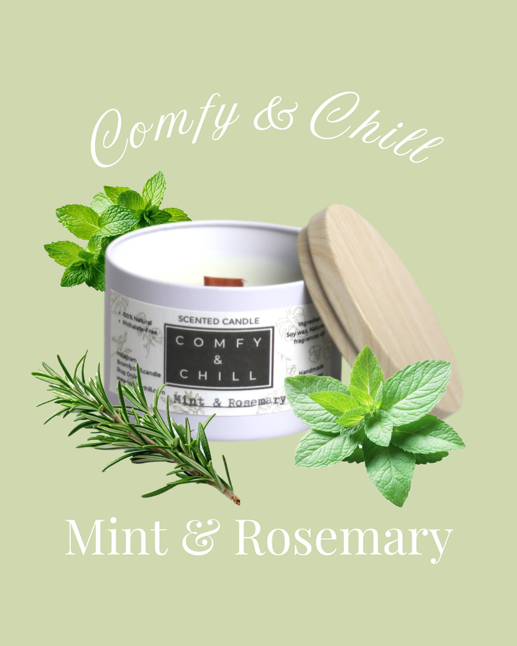 Mint & Rosemary Candle