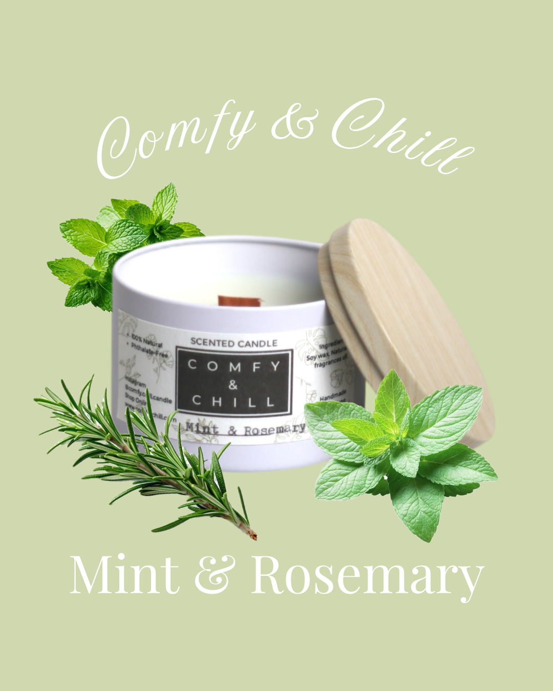 Mint & Rosemary Candle