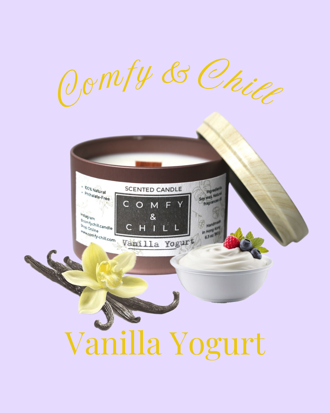 Vanilla Yogurt Candle