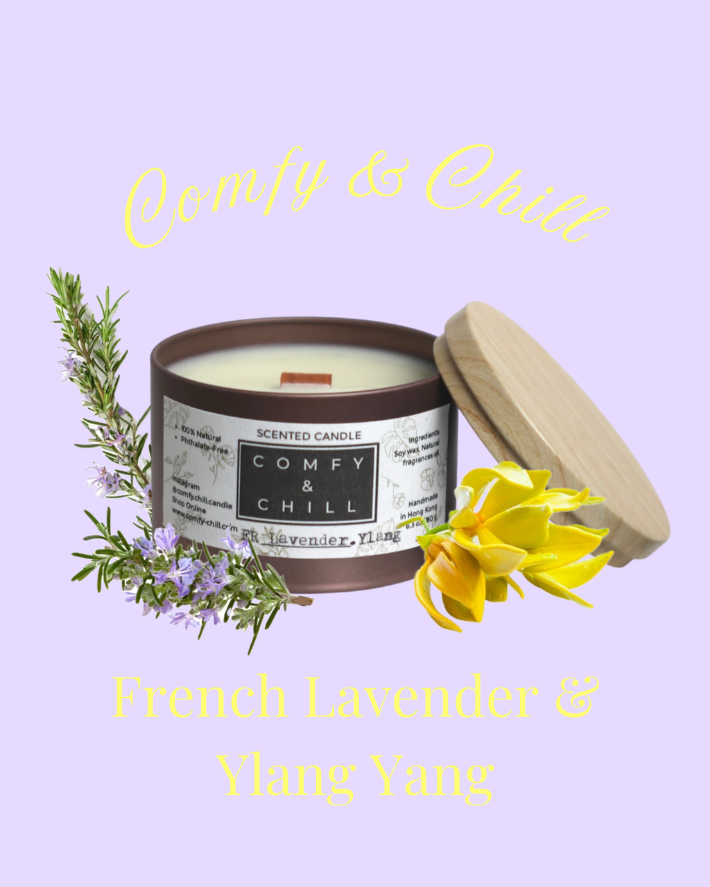 French Lavender & Ylang Yang Candle