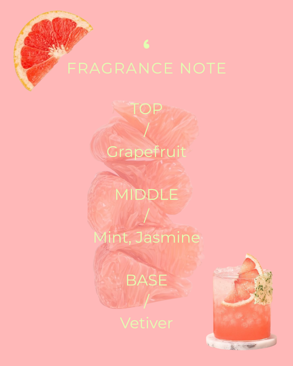 Fresh Grapefruit (Sacral Chakra) Candle