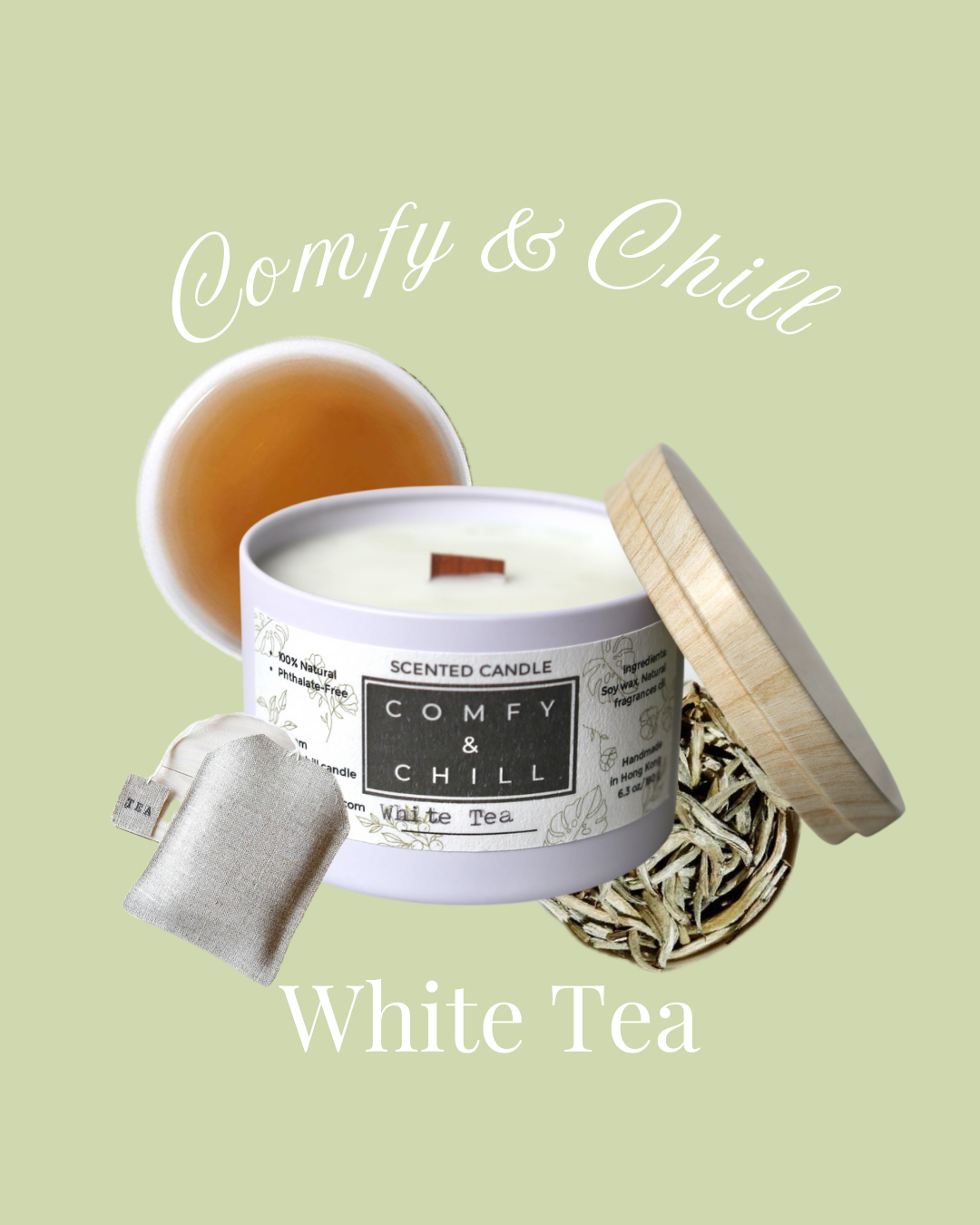 White Tea Candle