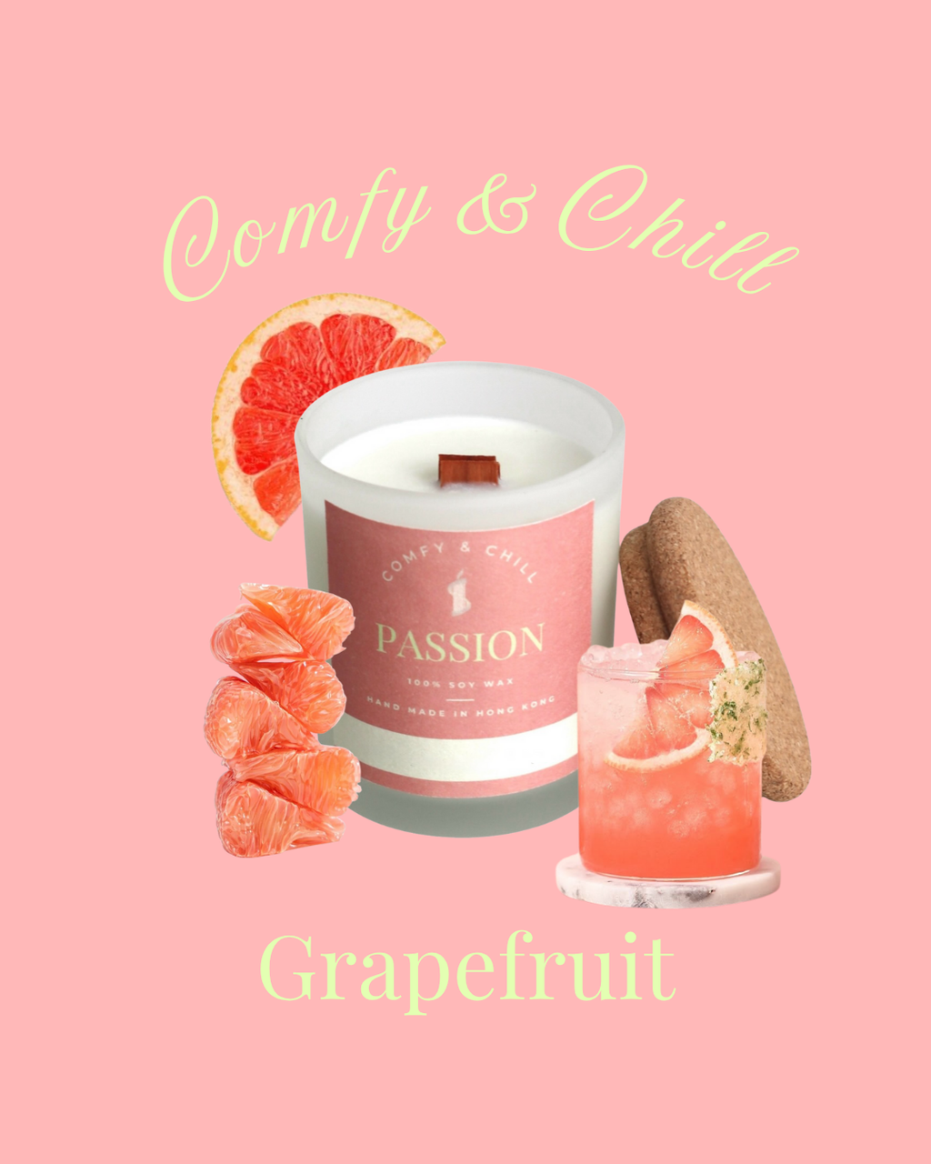 Fresh Grapefruit (Sacral Chakra) Candle