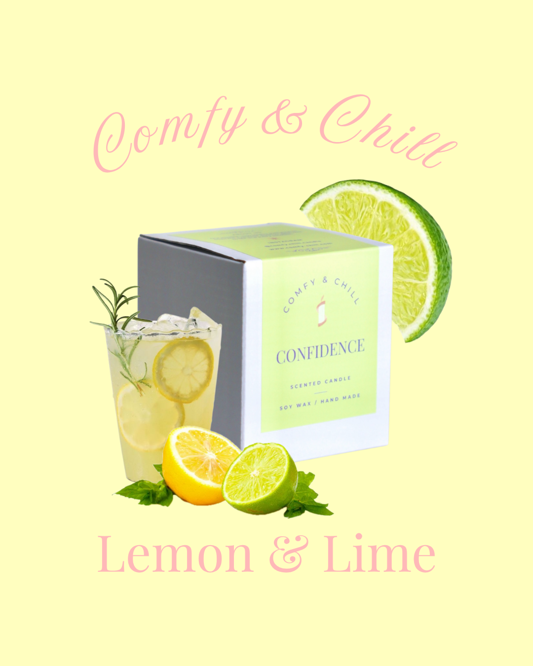 Lemon & Lime (Solar Plexus Chakra) Candle