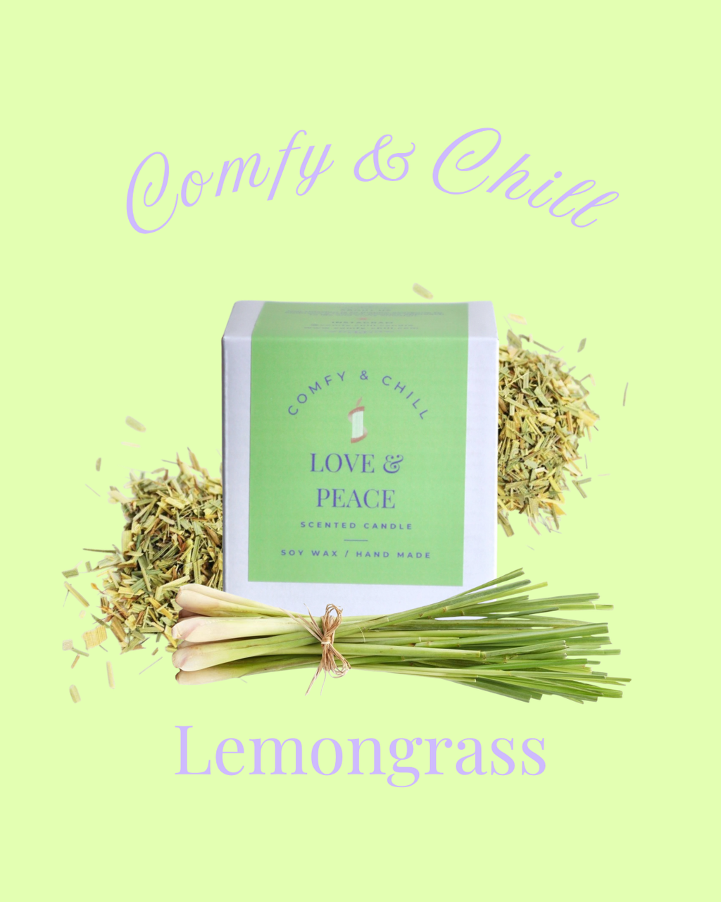 Lemongrass (Heart Chakra) Candle