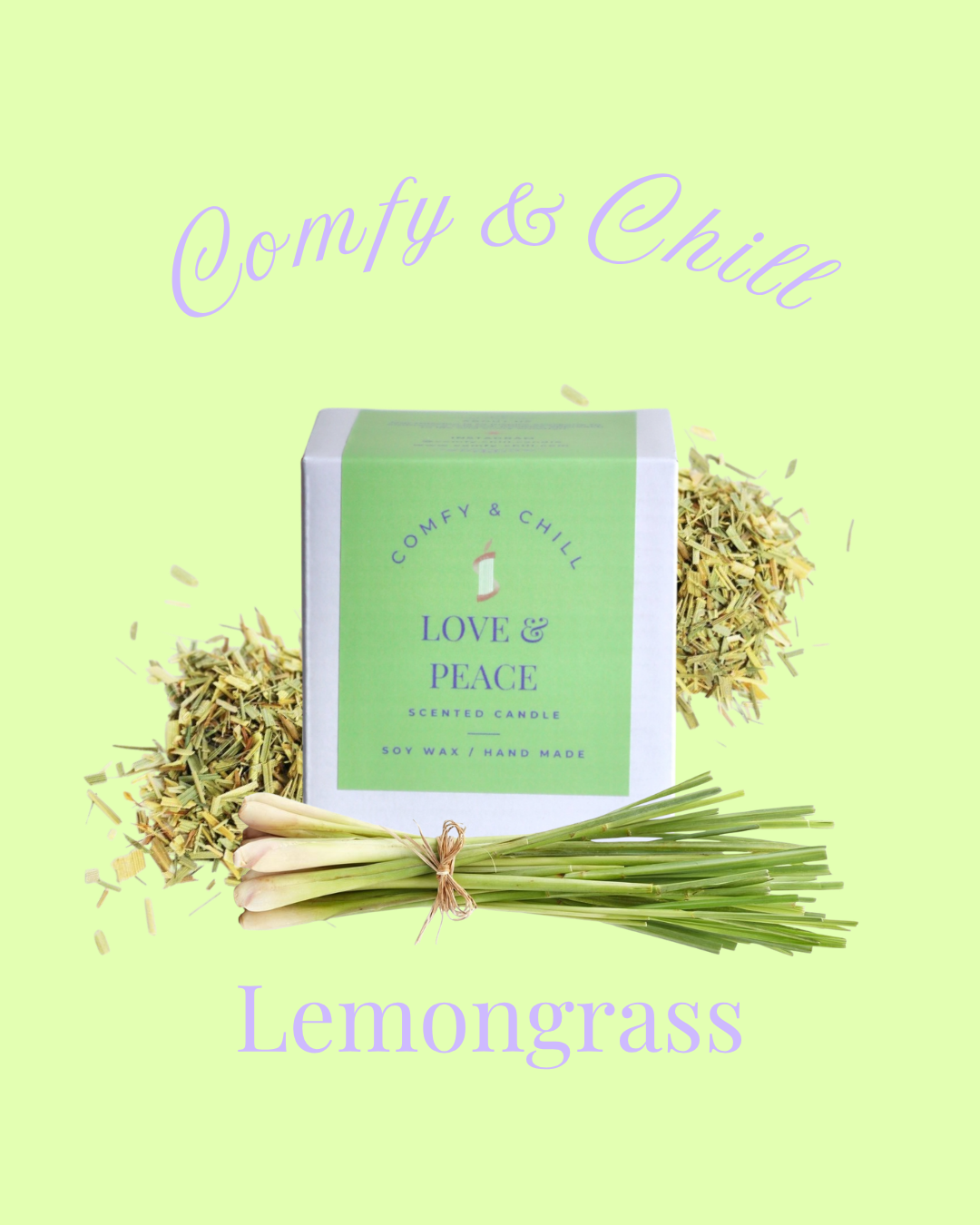Lemongrass (Heart Chakra) Candle
