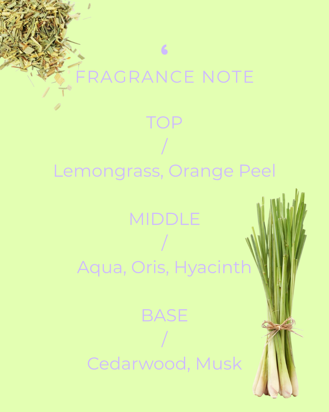 Lemongrass (Heart Chakra) Candle