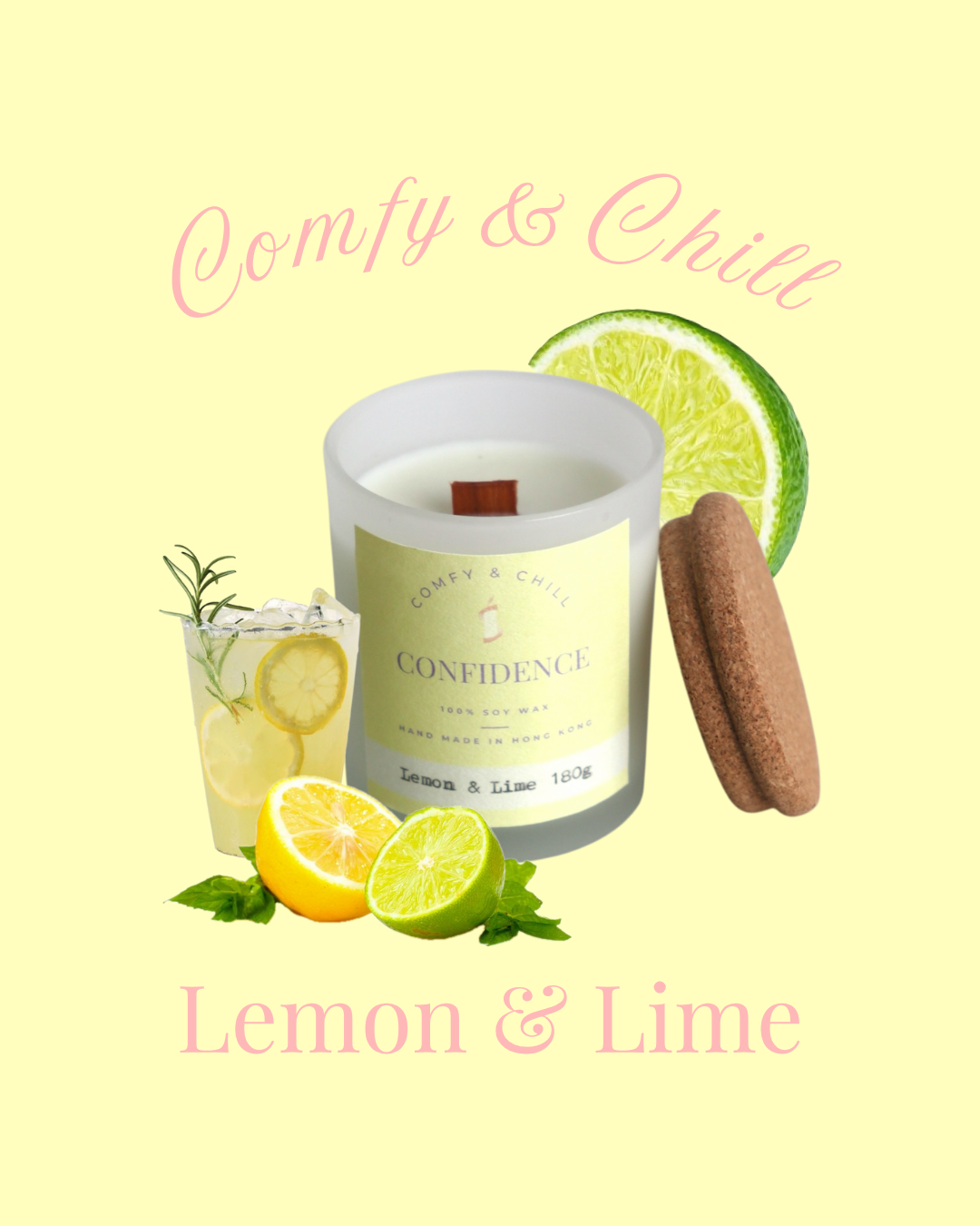 Lemon & Lime (Solar Plexus Chakra) Candle