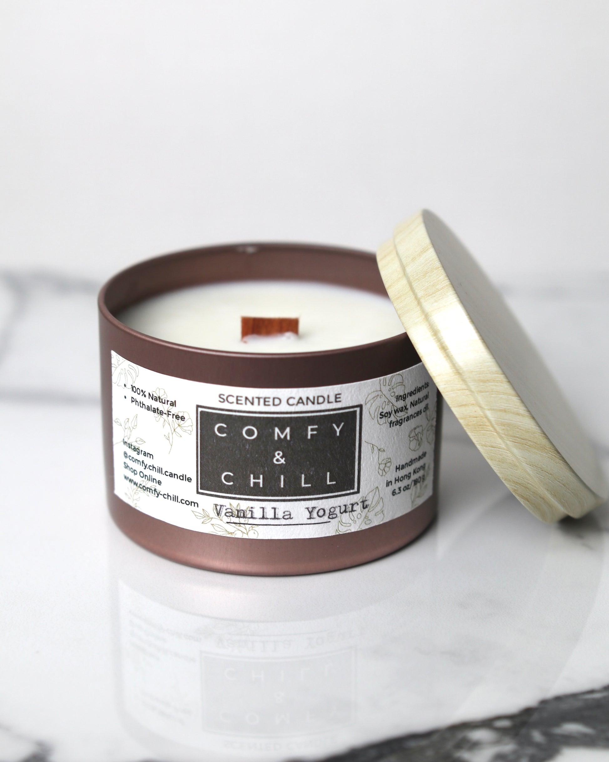 Vanilla Yogurt Candle