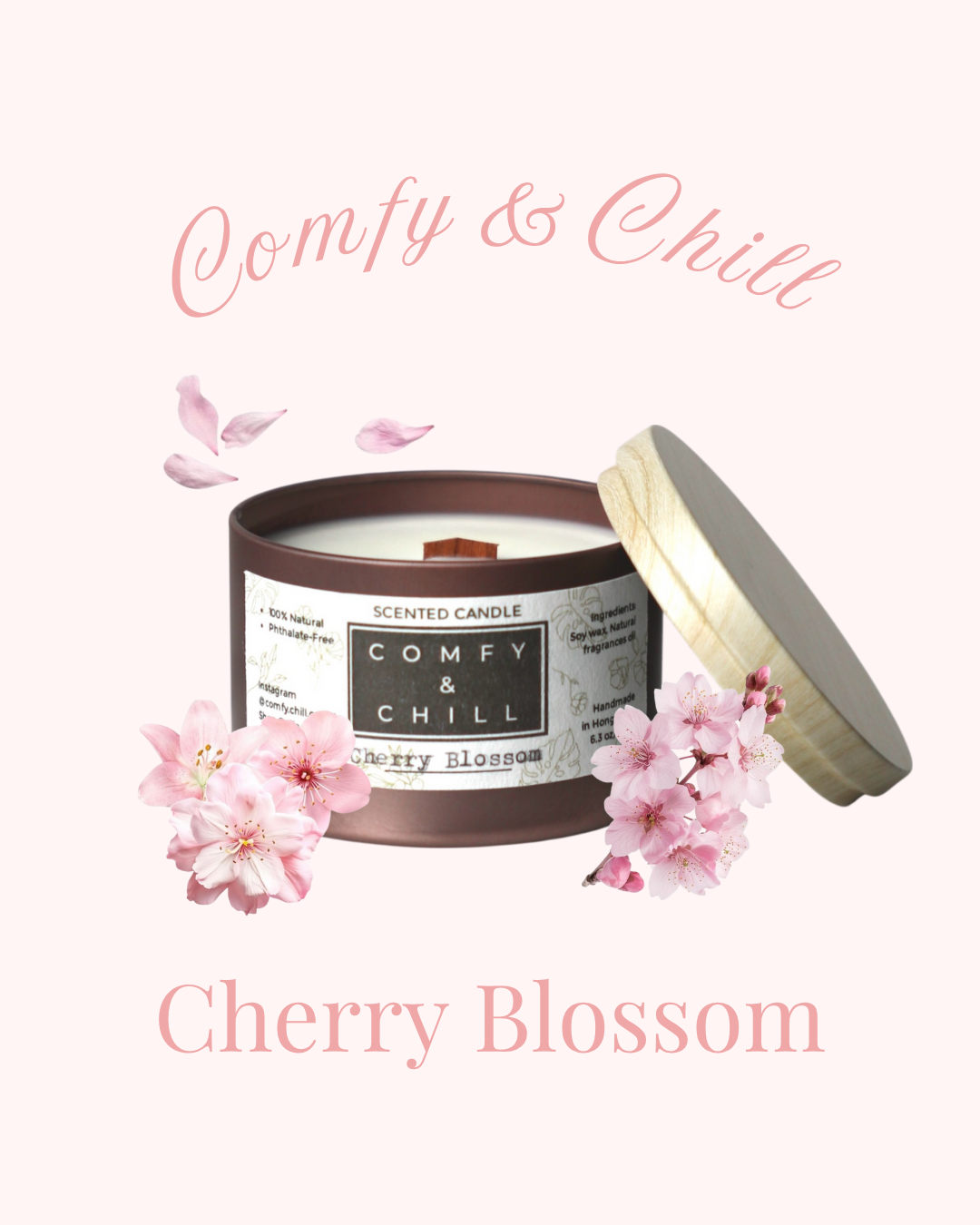 Cherry Blossom Scented Candle